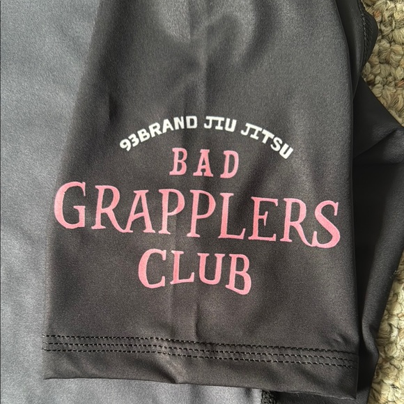 Bad Grapplers Club Black Graphic Rash guard T-Shirt. New, original packaging. - Picture 4 of 4